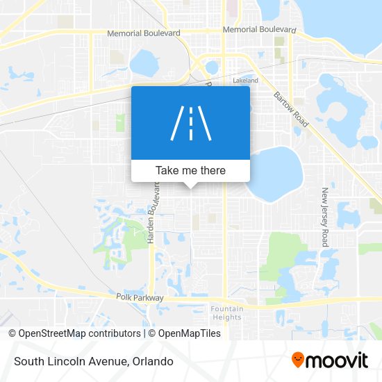 South Lincoln Avenue map