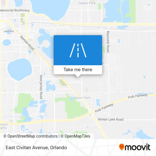 Mapa de East Civitan Avenue