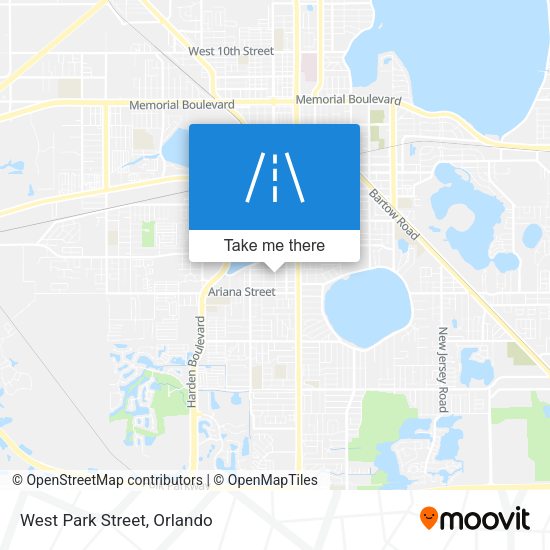 Mapa de West Park Street