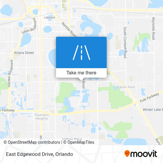 Mapa de East Edgewood Drive