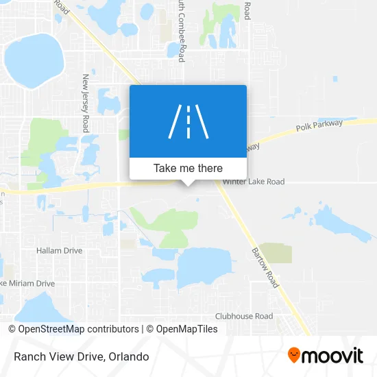 Ranch View Drive map
