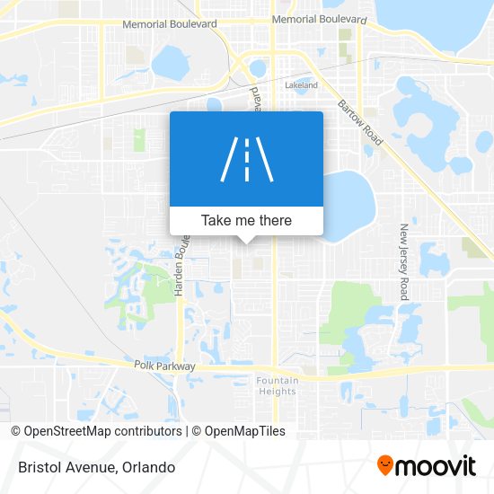 Mapa de Bristol Avenue