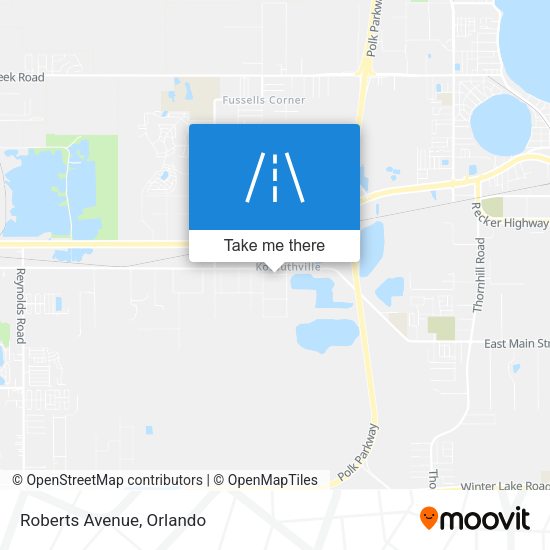 Roberts Avenue map