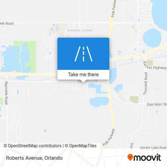 Roberts Avenue map