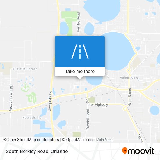 South Berkley Road map