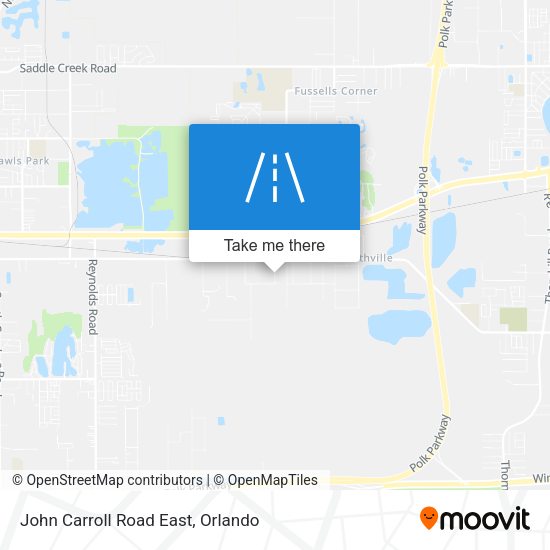 John Carroll Road East map