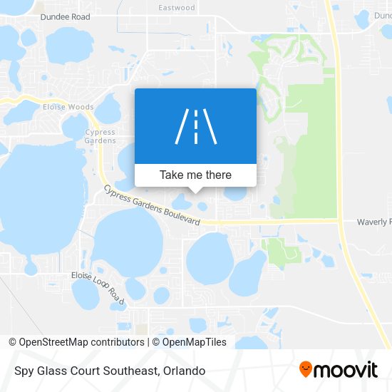 Mapa de Spy Glass Court Southeast