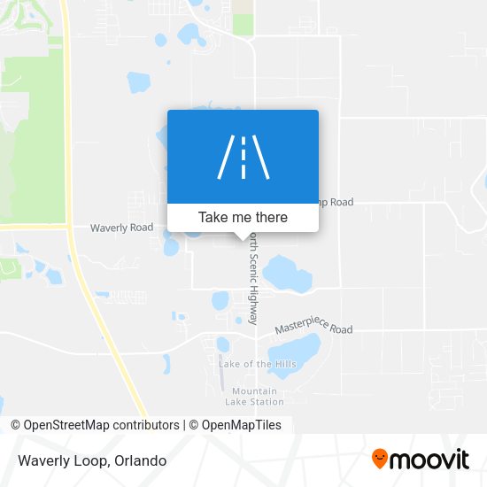 Mapa de Waverly Loop