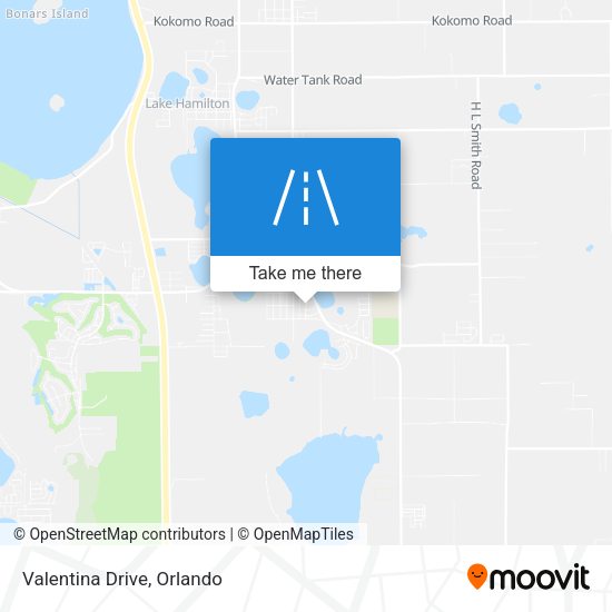 Mapa de Valentina Drive