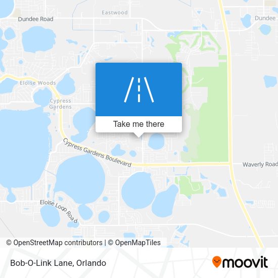 Mapa de Bob-O-Link Lane