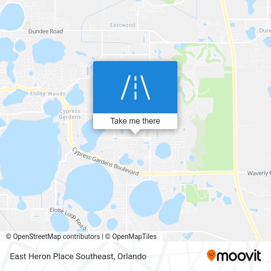 East Heron Place Southeast map
