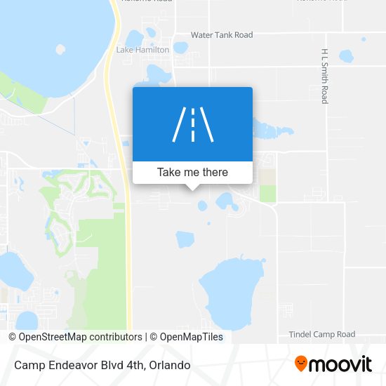 Camp Endeavor Blvd 4th map
