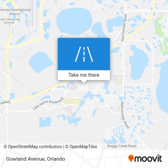 Mapa de Gowland Avenue