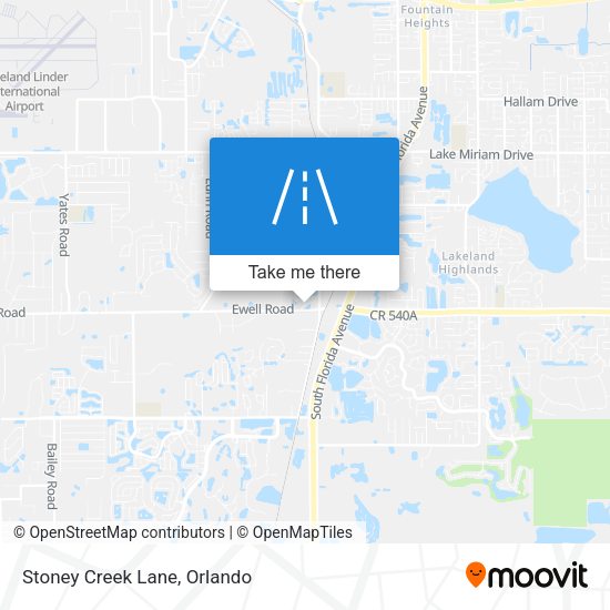 Mapa de Stoney Creek Lane
