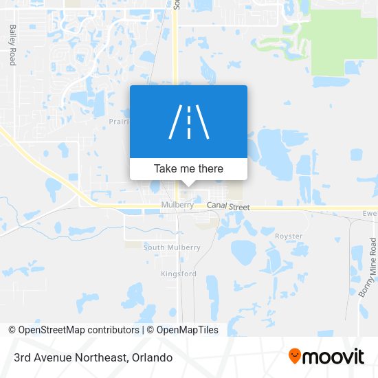 3rd Avenue Northeast map