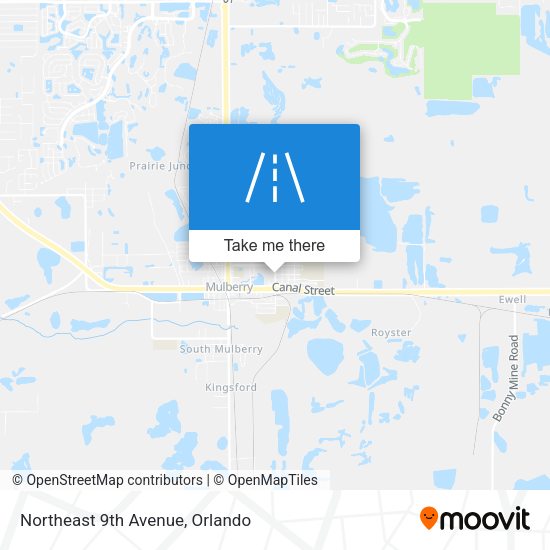 Northeast 9th Avenue map