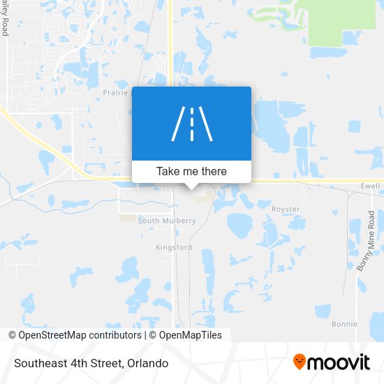 Mapa de Southeast 4th Street