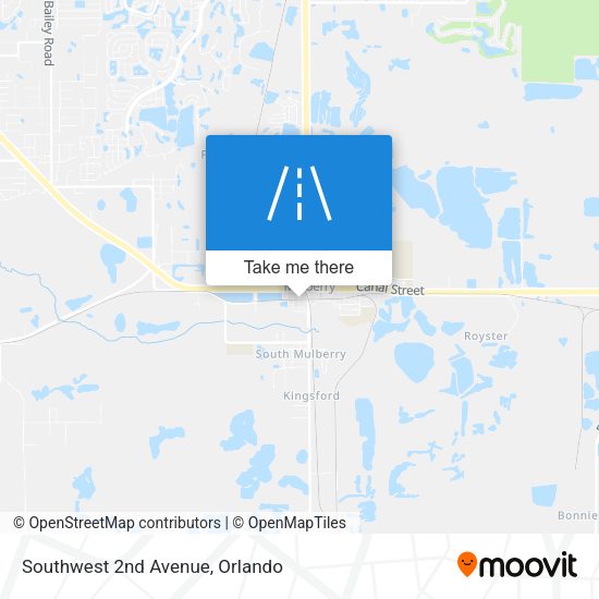 Mapa de Southwest 2nd Avenue