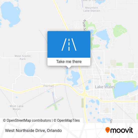 West Northside Drive map
