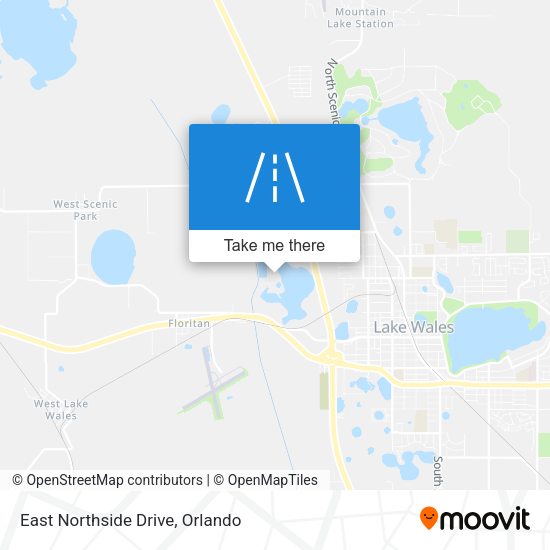 East Northside Drive map