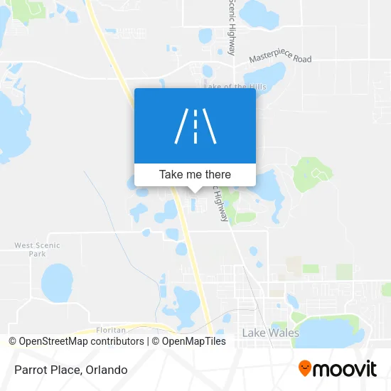 Parrot Place map