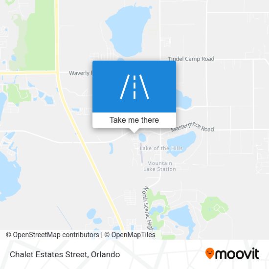 Chalet Estates Street map