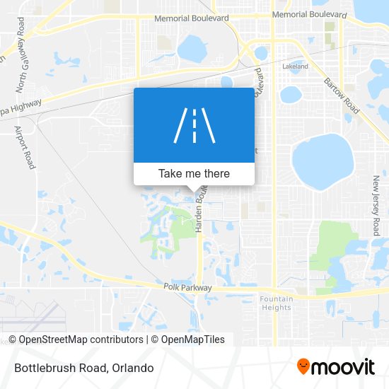Mapa de Bottlebrush Road