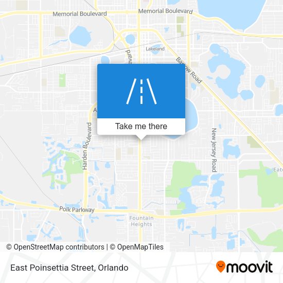 Mapa de East Poinsettia Street