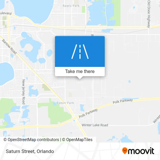 Saturn Street map