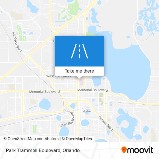 Park Trammell Boulevard map