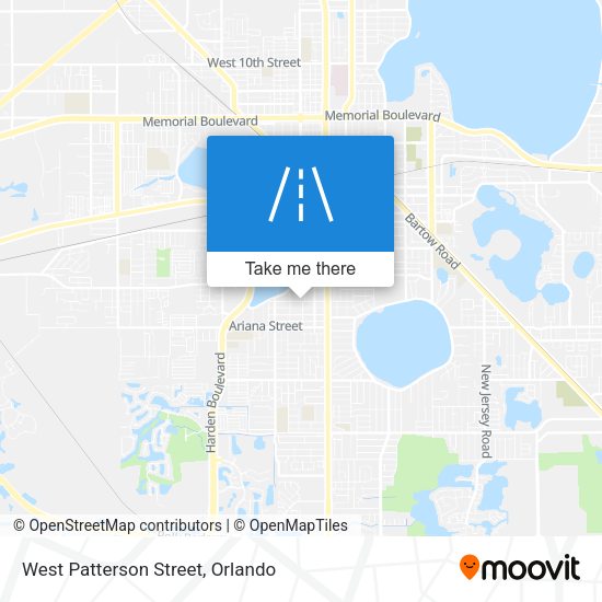 West Patterson Street map