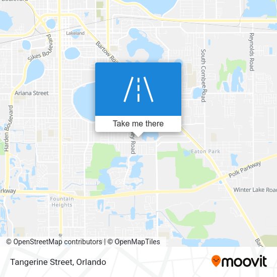 Mapa de Tangerine Street