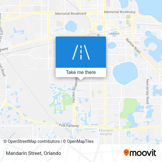 Mandarin Street map