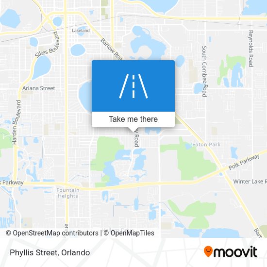 Mapa de Phyllis Street