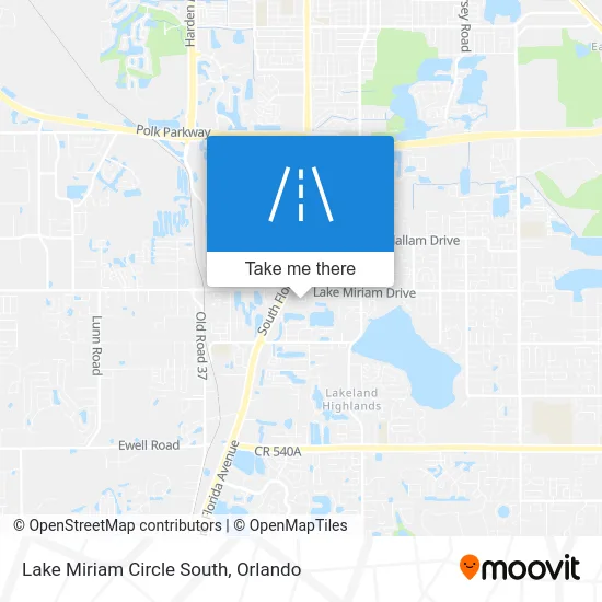 Mapa de Lake Miriam Circle South