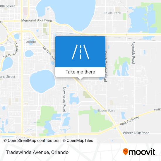 Tradewinds Avenue map