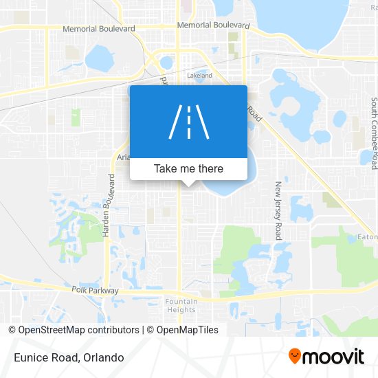 Mapa de Eunice Road
