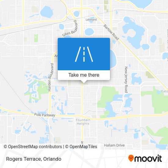 Mapa de Rogers Terrace