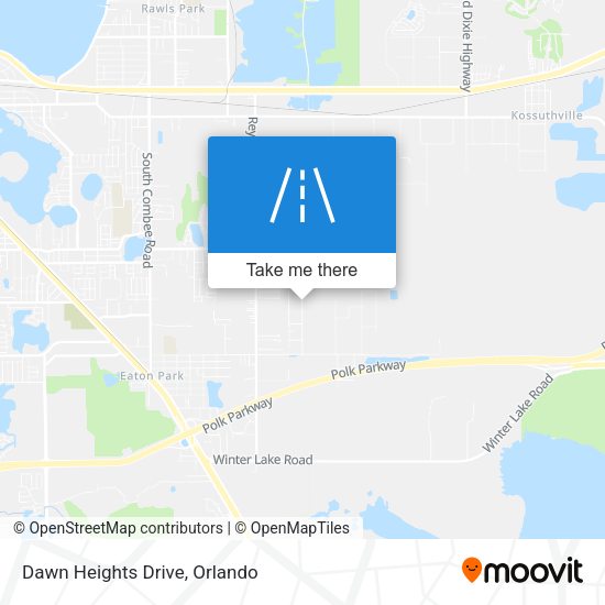 Dawn Heights Drive map