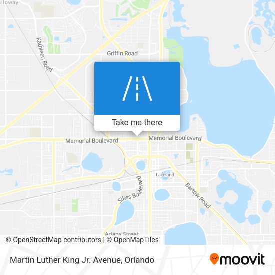 Martin Luther King Jr. Avenue map