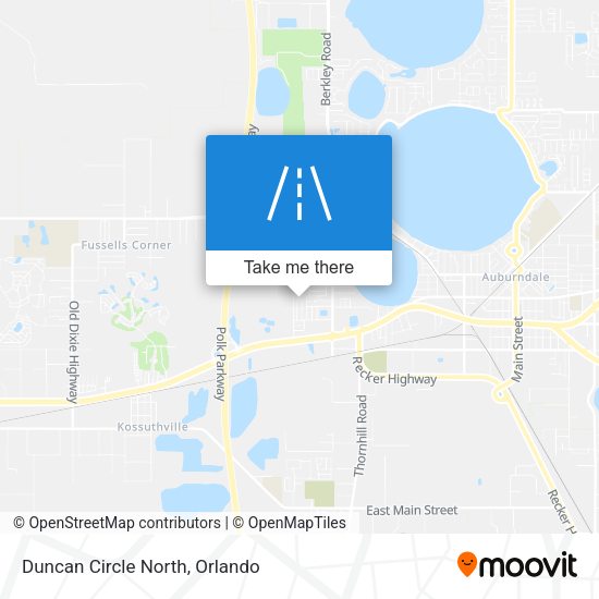Duncan Circle North map