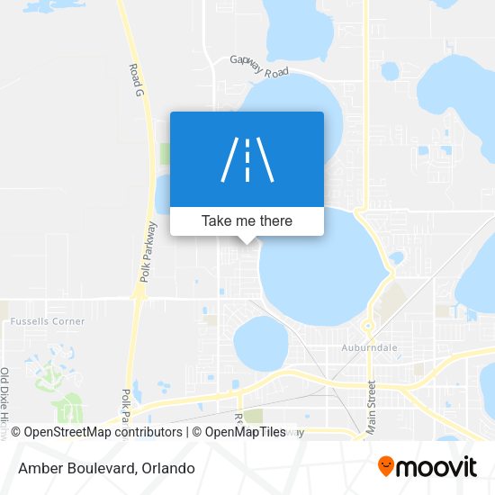 Amber Boulevard map