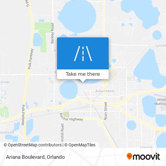 Ariana Boulevard map