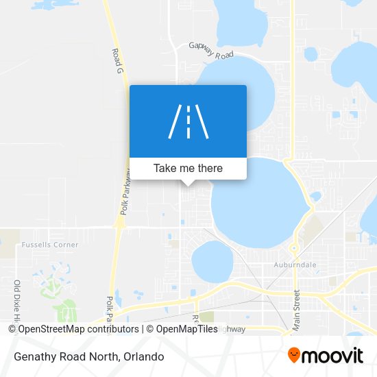 Genathy Road North map