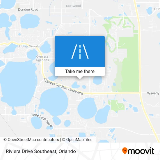 Riviera Drive Southeast map