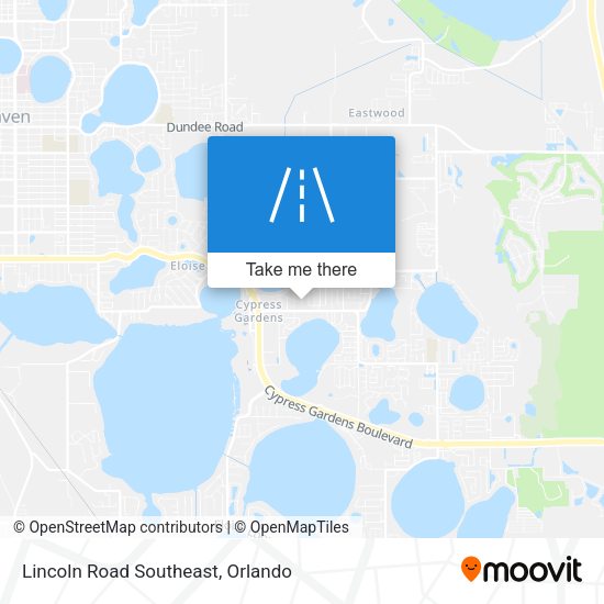 Lincoln Road Southeast map