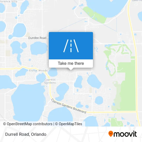 Mapa de Durrell Road