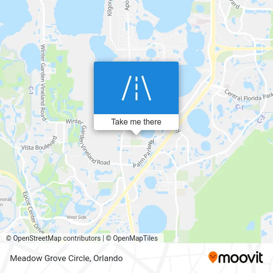 Mapa de Meadow Grove Circle