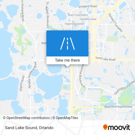 Sand Lake Sound map