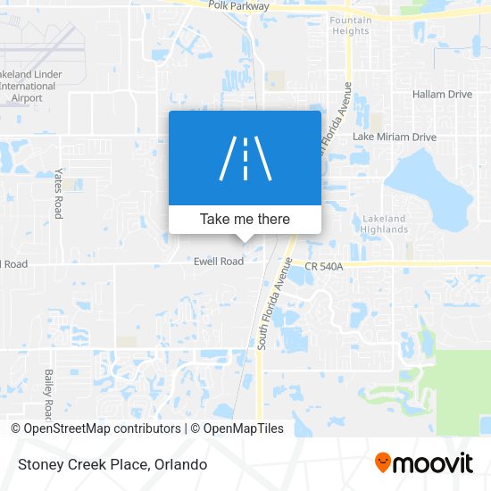 Stoney Creek Place map